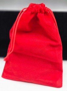 Custom Soft Velvet Storage Bag with Drawstring Closure for Jewelry <b>Watches</b> Perfume and Cosmetic Packaging - Product Image 3