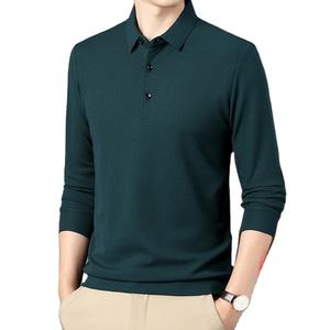 Fashion Winter Fleece Warm Men Business Wargoff Polo <b>Shirts</b> New Long Sleeve Button Lapel Male Clothing <b>Thick</b> Casual <b>T</b>-<b>Shirt</b> - Product Image 4