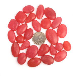 Natural <b>Pink</b> Rhodochrosite Loose Gemstone Cabochon Pear Round Cut Jewelry Making Rings Pendant Wholesale Radha Arts - Product Image 5