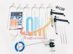 Kit de laryngoscope sur pied, micro-chirurgie laryngée, instruments ORL, ensemble d'endoscopie, acier inoxydable de qualité médicale, certifié ISO/CE - Product Image 2