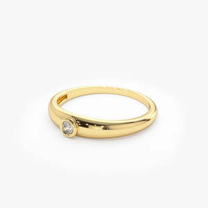 Top Selling Trending 14k Gold Plated 925 Sterling Silver Real Oval Moissanite Bezel Setting Halo Engagement <b>Ring</b> for Woman - Product Image 6