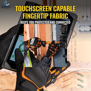 Multi-Purpose Safety Workwear Anti-Vibration With Adjustable Wrist Closure For Heavy-Duty Operational Protection TPR <b>Gloves</b> - Product Image 5