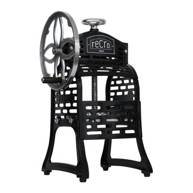 Swan Ice Shaver - Durable Cast Iron Manual Ice Shaver