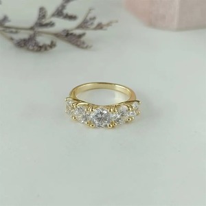 Bague de fiançailles en diamant moissanite de haute qualité pour femmes, argent sterling 925, bijoux de mariage disponibles à prix de gros - Product Image 4