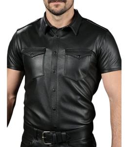 Mens Form Dress <b>Shirt</b> Personalized Text Name Custom Logo Solid Poplin Breathable Eco Friendly Anti-UV Cotton <b>Half</b> Sleeve <b>Shirt</b> - Product Image 1