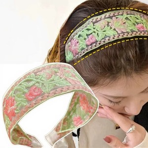 Diadema Bordada de Alta Calidad para Mujer, Accesorio para el Cabello con Tela Floral, para Bodas, Fiestas, Oficina y Estilo Casual, en Venta - Product Image 6