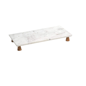 Elegante Bandeja Redonda Multifuncional de Mármol Natural Estilo Art Deco, Personalizable, para Decoración del Hogar y Hoteles, con Paquete de Varias Piezas - Product Image 3