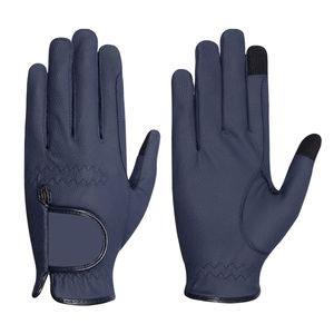 Guantes de Equitación de Cuero Genuino en Oferta, Multicolores, Suaves y Cómodos, Guantes Ecuestres con OEM - Product Image 1