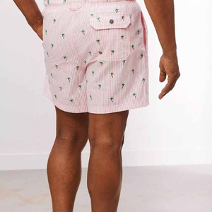 Shorts de bain sportifs pour hommes personnalisés, séchage rapide, imperméables, respirants, écologiques, anti-UV, en polyester - Product Image 4