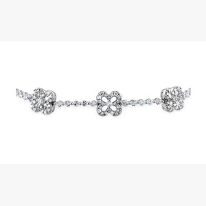 Pulsera de Diamantes Cultivados en Laboratorio, Oro Blanco de 14K - Product Image 2