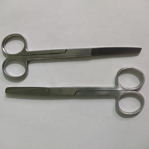 Tijeras de vendaje de un solo uso 12,5 CM Conceptos básicos de instrumentos quirúrgicos Acero inoxidable - Product Image 2