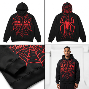 เสื้อสเวตเชิ้ตผ้าฝ้าย 100% แบบสวมใส่สบาย สไตล์สตรีทแวร์ ดีไซน์พิเศษ ไหล่ตก พิมพ์ลายสกรีนสีไล่ระดับ ความหนาแน่นสูง เป็นมิตรต่อสิ่งแวดล้อม - Product Image 5