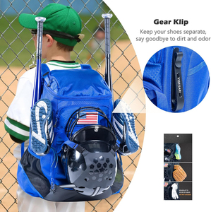 Wholesale High Quality Customized Waterproof Breathable Sports Baseball <b>Backpack</b> with Sublimation Printing for Outdoor <b>Training</b> - Product Image 2