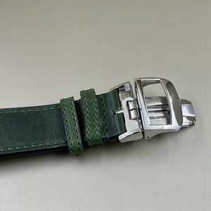 Double-sided Reversible <b>Rectangular</b> Skeleton Mechanical <b>Watch</b> with Chronograph Function, Polished Stainless Steel Flip Case Dual - Product Image 5