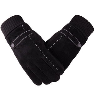 Guantes de Motociclismo de Invierno para Hombre, de Cuero, Cálidos, de Alta Calidad, con Correa Ajustable en la Muñeca, Personalizados y Superventas - Product Image 4