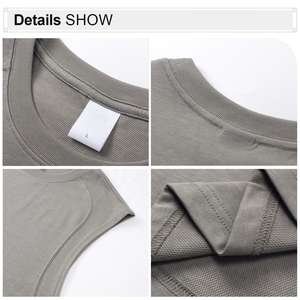 Camiseta sin mangas para entrenamiento de gimnasio para hombre, chaleco deportivo sin mangas transpirable de secado rápido para culturismo - Product Image 3