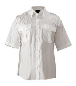 Chemise de travail à manches courtes pour le personnel, Design personnalisé, en coton, vêtements de travail - Product Image 1