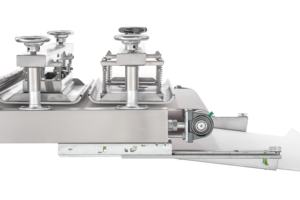 Máquina Profesional de Moldear Masa de 2 Rodillos y 4 Cintas Transportadoras de Alta Resistencia para Uso Doméstico y Panadería, Marca Personalizada Kien Vietnam OEM ODM - Product Image 5