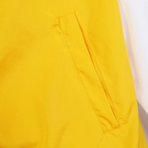 Men's Yellow <b>White</b> Color Block Hooded Zip <b>Waterproof</b> Breathable Windbreaker <b>Jacket</b> Casual Lightweight Spring Outerwear 100% - Product Image 5