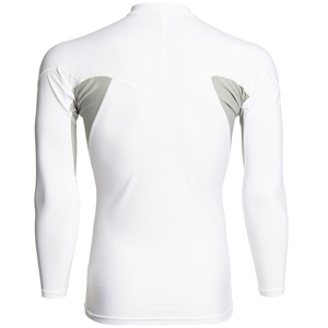 Custom <b>Mens</b> Polyester Elastane Rash Guard With Cooling Fabric Coverstitch Seams And Custom Pattern Long Sleeve <b>Compression</b> <b>Shirt</b> - Product Image 2