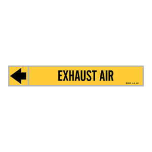 ป้ายติดท่อระบายอากาศ ทำจาก PVC ทนทาน สำหรับระบบ HVAC และท่อระบายอากาศ - Product Image 2