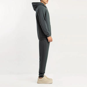 Survêtement en molleton de coton personnalisé pour homme, tenue d'entraînement athlétique, marque privée OEM ODM, vêtements de sport - Product Image 5