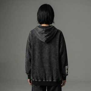 Sudadera con Capucha Personalizada de Algodón Grueso para Hombre y Mujer, Estilo Urbano Oversize, Sudadera de Forro Polar Lisa, OEM ODM - Product Image 3