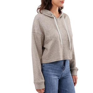 Conjunto de Sudadera Corta con Capucha y Pantalones Acampanados para Mujer, Conjunto Deportivo con Estampado Personalizado - Product Image 5