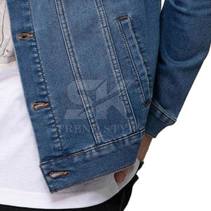 Chaqueta de Mezclilla para Hombre, Estilo Moderno, Ligera, Cómoda, Diseño Inspirado en las Tendencias, para Uso Diario, Chaqueta de Invierno - Product Image 6