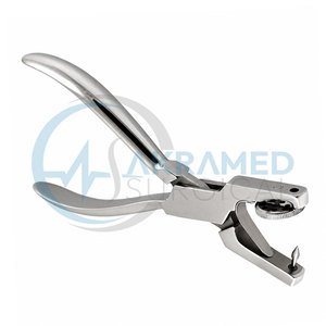 Pince à perforer les digues en caoutchouc Ainsworth, instrument dentaire en acier inoxydable, certifié CE, outil endodontique réutilisable pour la perforation de trous - Product Image 1