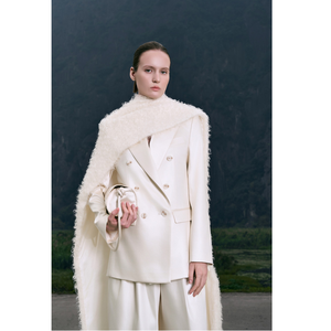 เบลเซอร์ผู้หญิงมาใหม่ ดีไซน์หรูหรา STELLA ทรงโอเวอร์ไซส์ กระดุมสองแถว เหมาะสำหรับใส่ทำงานในฤดูใบไม้ร่วง/ฤดูหนาว - Product Image 1