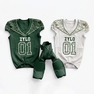 Uniforme de football américain camouflage pour femmes avec nom et numéro personnalisés, couleur rose, sublimation, vêtements de football américain - Product Image 6
