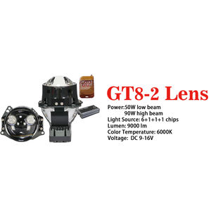El más nuevo faro bi-proyector <span class=keywords><strong>A03</strong></span> GT8 2 lentes 3 lentes 6 Chips 3,0 pulgadas 15V 6000K 11000LM - Product Image 4