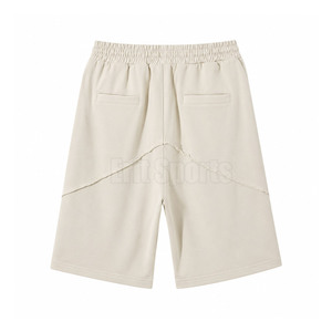 Pantalones Cortos Casuales para Hombre, 100% Algodón, con Cordón, Cintura Media, Servicio OEM, Diseño Personalizado, Precio Bajo - Product Image 3