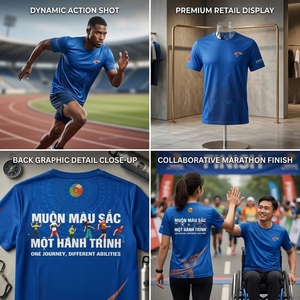 Camiseta Deportiva Transpirable de Primera Calidad para Carreras y Actividades Comunitarias - Product Image 3