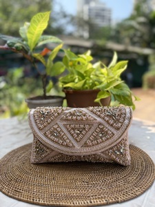 Geometric Crystal Flap Clutch Bag Luxury Sparkling Evening Handbag with Crystal Embellishments for Party Wedding Events - Product Image 2