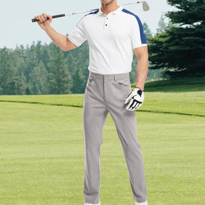 Servicio OEM, Pantalones de Golf Casuales de Lona Ligera, Corte Recto, Cintura Media, Estilo Moderno, para Hombre, Ajuste Casual, Elásticos - Product Image 6