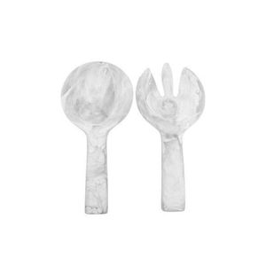 Decorative Resin Eco-Friendly <b>Salad</b> <b>Server</b> for Home Kitchen Gourmet Table Service Artistic Handmade Flatware Stylish Dining Room - Product Image 1