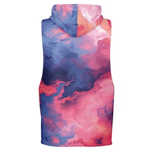 New Arrival Sublimation Sleeveless Hoodie 100% Cotton Winter Plain Dyed Durable Stylish Design <b>Mens</b> Hoodie - Product Image 5