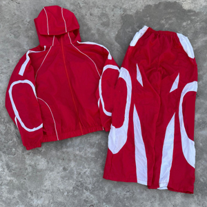 Custom Manufacturers Nylon Sporty Breathable Windbreaker Jacket & Tracksuit Pants <b>Joggers</b> for <b>Men</b> - Product Image 3
