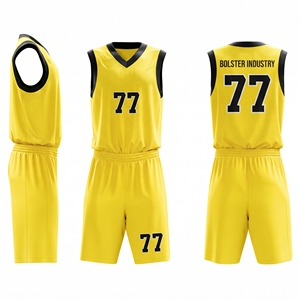 Ensemble maillot et short de basketball respirant en maille Pro Mesh imprimé pour l'hiver avec logo frontal |   Renforcer l'industrie - Product Image 5