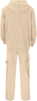 Ensemble de survêtement décontracté pour homme, hiver, écoresponsable, coupe classique, avec sweat à capuche à cordon et pantalon de jogging, respirant, imperméable et coupe-vent