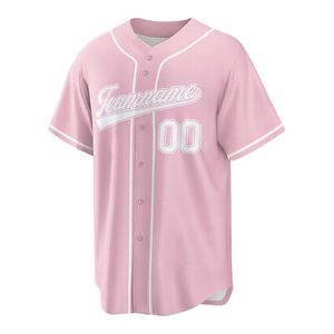 Camisetas de Béisbol Personalizadas al por Mayor, Sublimación OEM, Bordado 3D, Transpirables, de Seda/Algodón, Manga Corta, Nombre y Número del Jugador, Secado Rápido - Product Image 1