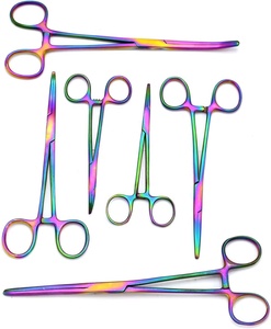 ชุดเครื่องมือห้ามเลือดอเนกประสงค์หลากสีรุ่น Ultimate Hemostat 6 ชิ้น เหมาะสำหรับงานอดิเรก อุปกรณ์อิเล็กทรอนิกส์ ตกปลา และงานทำหุ่นจำลองสัตว์ (5 นิ้ว, 6.25 นิ้ว, 8 นิ้ว) - Product Image 6