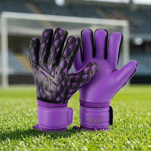 Gants de gardien de but de football de conception professionnelle, haute qualité, imprimés, pour matchs de football, designs personnalisés - Product Image 2