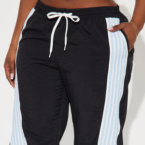 Nouveau pantalon large pour femme, idéal pour le sport et le jogging, avec poches et cordon de serrage, coupe-vent, pantalon de fitness droit - Product Image 3
