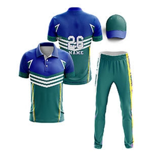 Uniforme de cricket personnalisé, uniforme d'équipe de cricket par sublimation personnalisée, impression de nom, logo et couleur d'équipe personnalisés - pour unisexe - Product Image 1