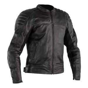 Chaqueta de moto de cuero para Hombre | Elegante chaqueta de motorista aprobada por CE | Chaqueta de montar duradera para todas las estaciones - Product Image 5