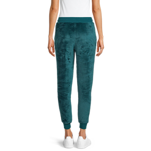 Pantalon large en velours pour femme 2026, taille élastique, coupe ample, longueur intégrale, couleur unie, décontracté, pour l'automne - Product Image 4