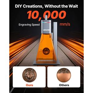 Grabador Láser Dual de 2W IR y 20W Azul, Portátil, de Alta Velocidad (10,000 mm/s), Máquina 2 en 1 para Grabado de 6.3 x 5.5 - Product Image 2